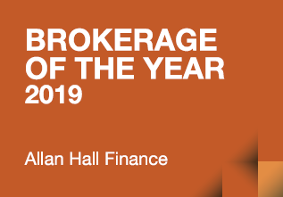 Allan Hall Finance, Awarded Brokerage of the Year for 2019